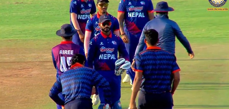 भारत टूरमा रहेको नेपाली राष्ट्रिय क्रिकेट टिमको लगातार दोस्रो जित