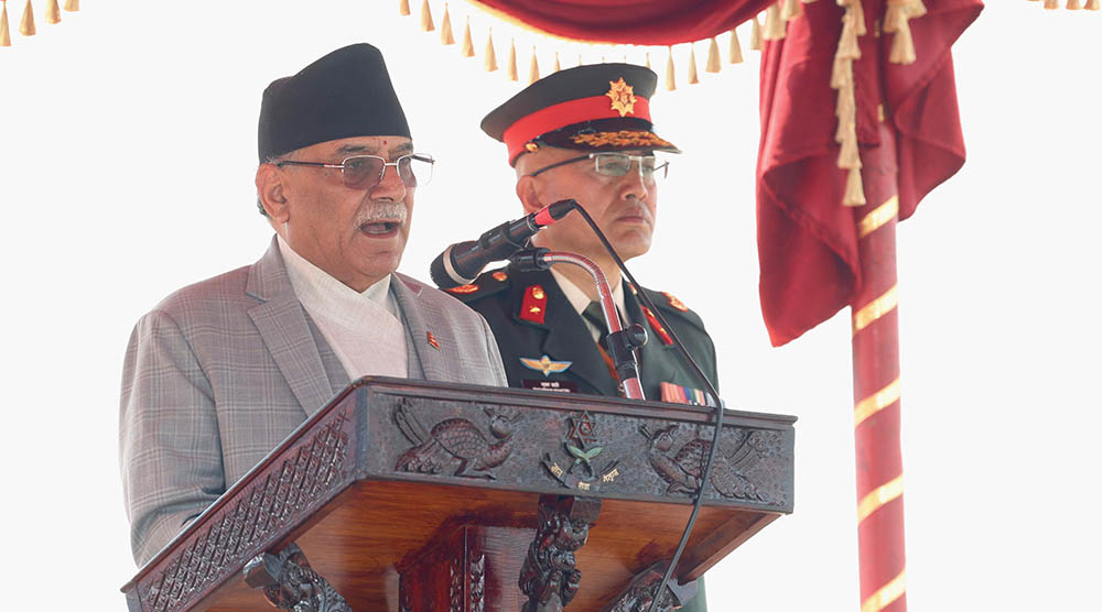 ‘शान्ति सैनिकहरूको देश’ का रूपमा विश्वसामु परिचित गराउन नेपाली सेनाको योगदान महत्त्वपूर्ण छ- प्रधानमन्त्री