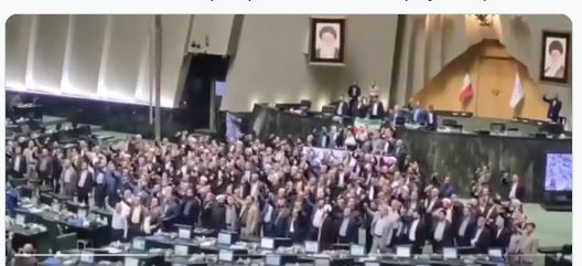 इजरायल माथी हमला गरेकोमा इरानी संसदमा उत्सब, तत्काल थप हमला तत्काल नगर्ने